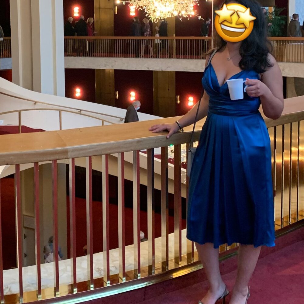 Badgley Mischka Silk Cocktail Dress